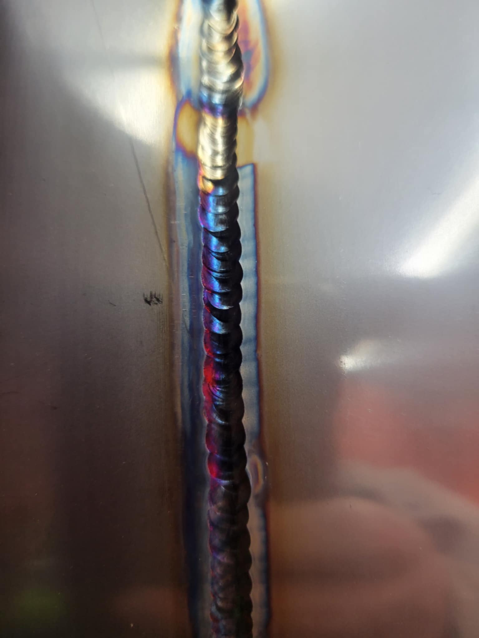 Stainless Steel TIG Weld Root Pass
