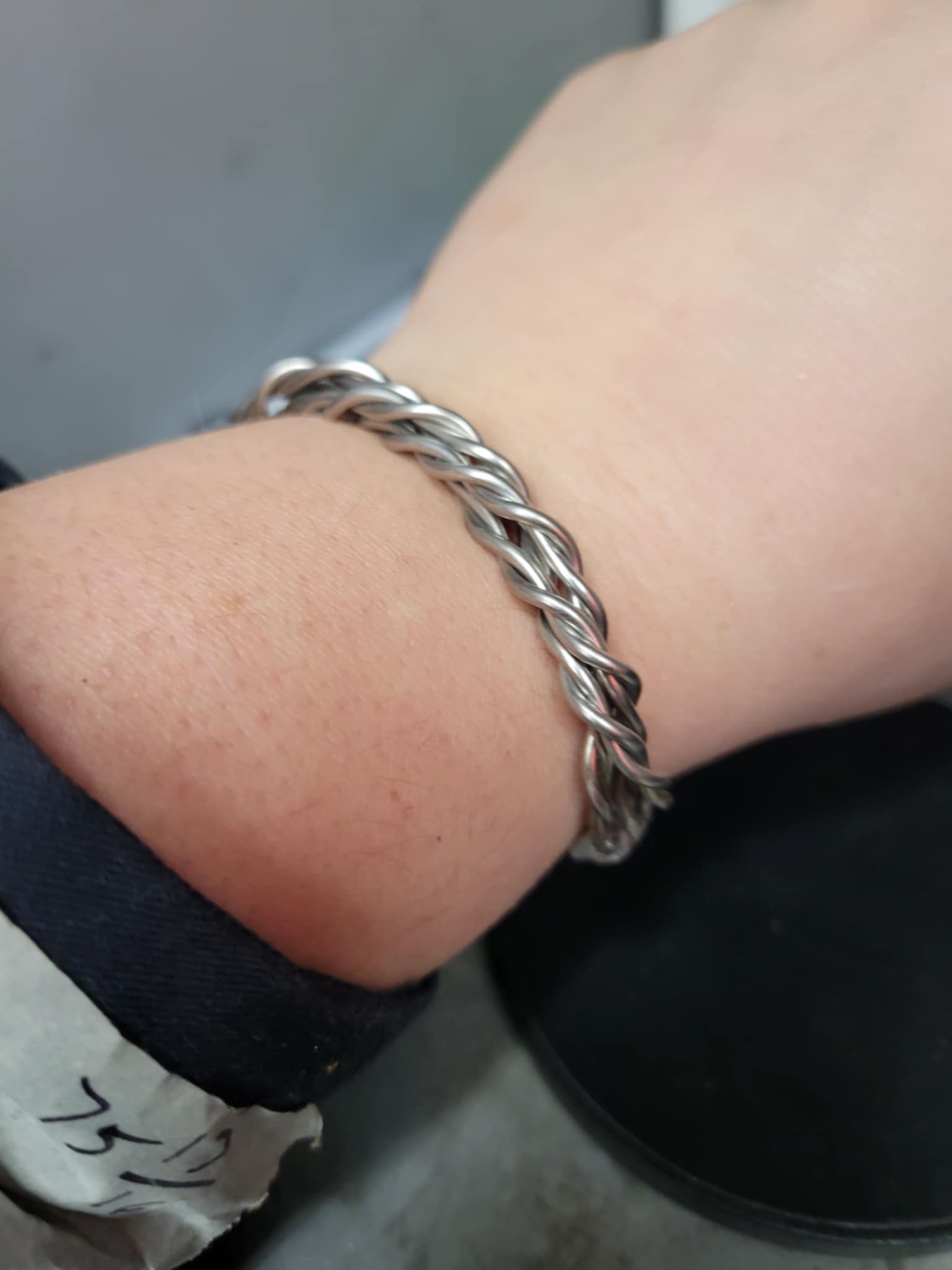 Welded Metal Bracelet