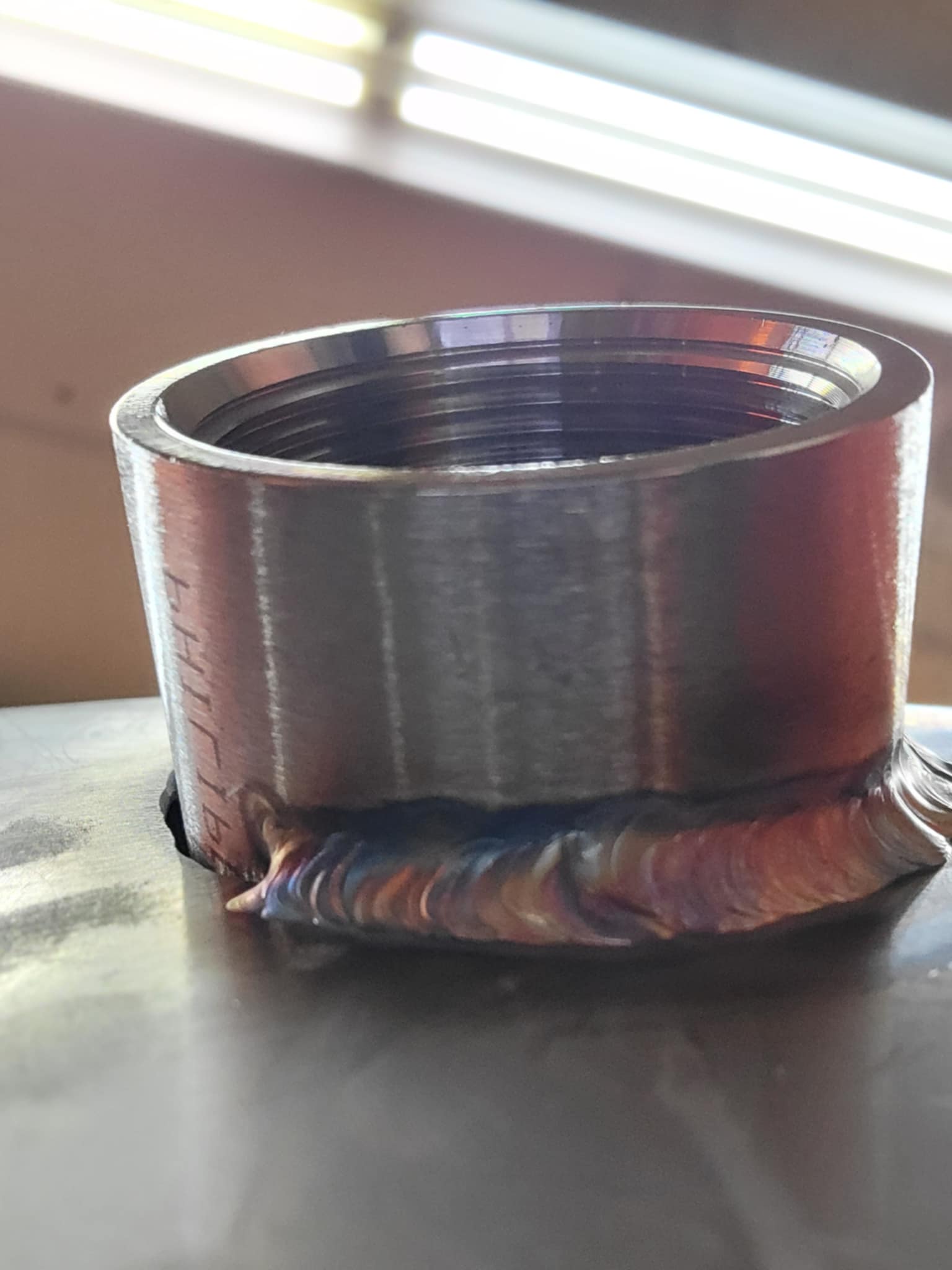 Welded Pipe Stub on Plate